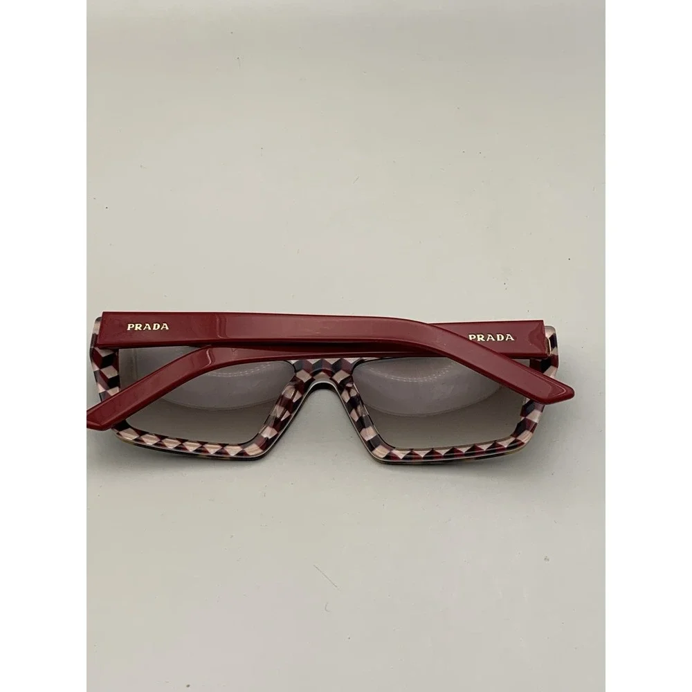 Prada Sunglasses Womens SPR 04V 57 Square Made in Italy Designer Eyewear